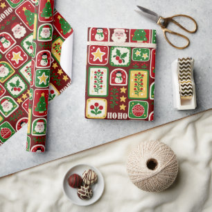Merry and Bright Christmas Wrapping Paper