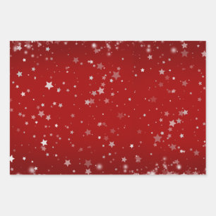Merry and Bright Christmas Wrapping Paper Sheet