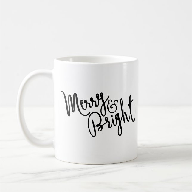 Merry and Bright Coffee Mug (Left)
