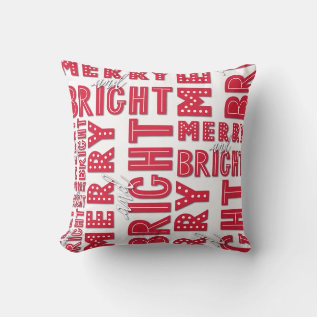 Merry and Bright Cushion (Front)