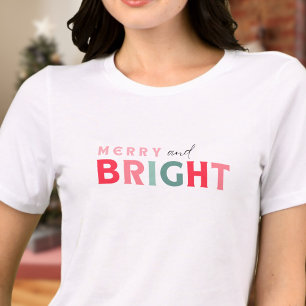 Merry and Bright - cute colourful  Tri-Blend Shirt