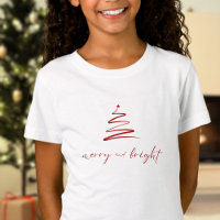 Merry and Bright - elegant red kids