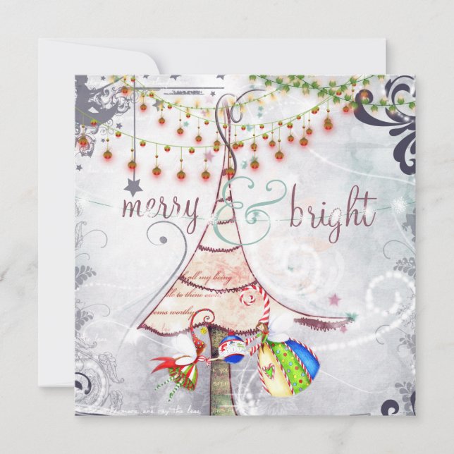 Merry and Bright Fairy Christmas Tree Holiday (Front)