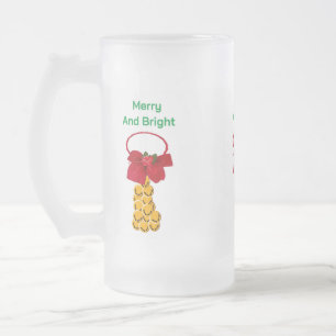 Merry And Bright Frosted Mug