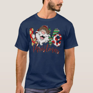 Merry and Bright gnomes christmas lights xmas Love T-Shirt