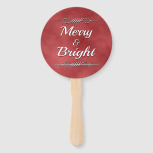 Merry and Bright Hand Fan