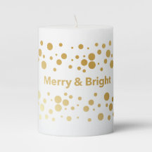 Merry and Bright Holiday Candle