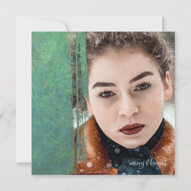 Merry and Bright Holiday Card (Front)