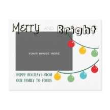 Merry and Bright Holiday Card