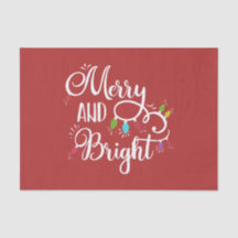merry and bright holiday lights