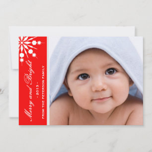 Merry and Bright Holiday Photo Card