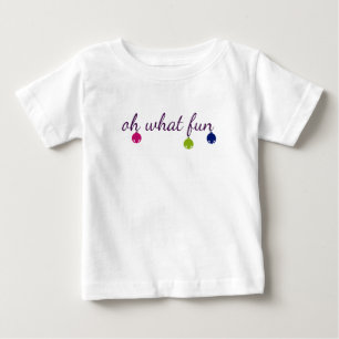 Merry and Bright jingle bells design Baby T-Shirt