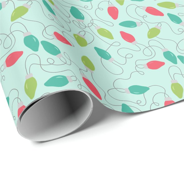 Merry and Bright Lights Wrapping Paper (Roll Corner)