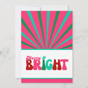 Merry and Bright - Maximalist Holiday Card
