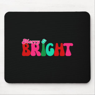 Merry And Bright Maximalist Peach Christmas Toddle Mouse Mat