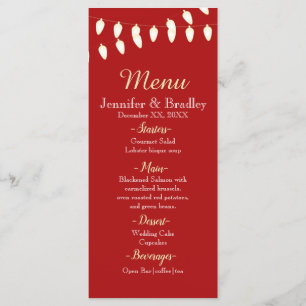 Merry and Bright Menu