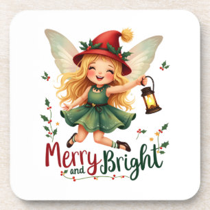 Merry and Bright, Merry Christmas Coaster