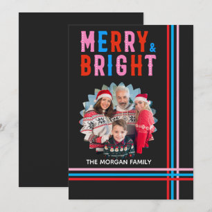 Merry And Bright, Merry Christmas Party Holiday Card