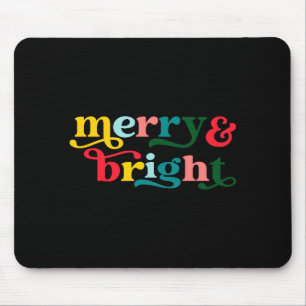 Merry And Bright Modern Christmas Womens  Mouse Mat