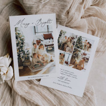 Merry and Bright Modern Minimalist Photo