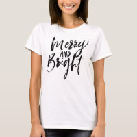 Merry and bright modern Typography