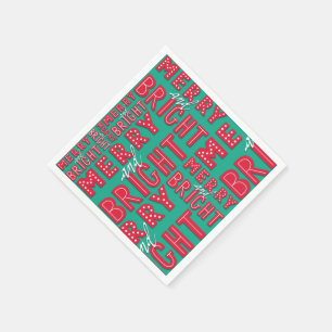 Merry and Bright Napkin