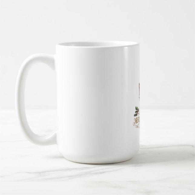Merry And Bright Nutcracker Coffee Mug (Left)