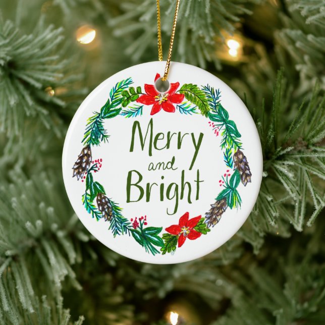 Merry and Bright Ornament (Tree)