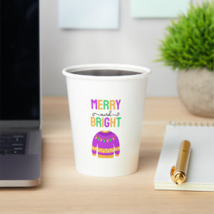Merry and Bright Paper Cups