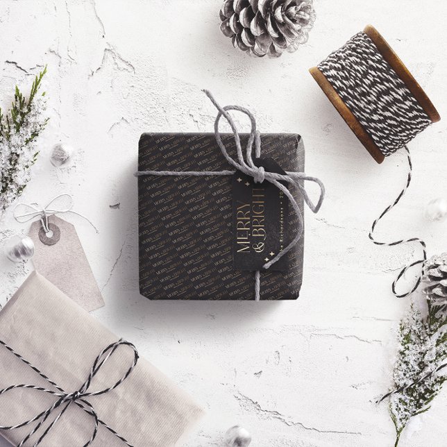 Merry and Bright Personalised Gift Tags (Creator Uploaded)