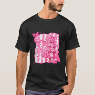 Merry and Bright Pink Christmas Tree Xmas Holiday T-Shirt