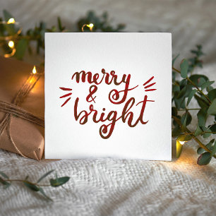 Merry and bright - red