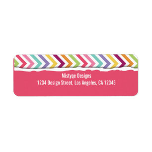 Merry and Bright Return Address Labels
