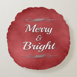Merry and Bright Round Cushion