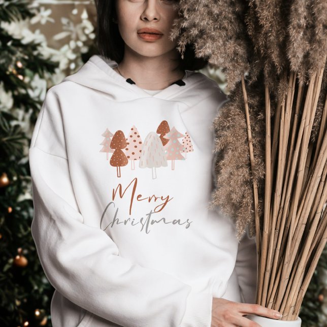 Merry and Bright Scandinavian Boho Christmas Hoodie (Creator Uploaded)