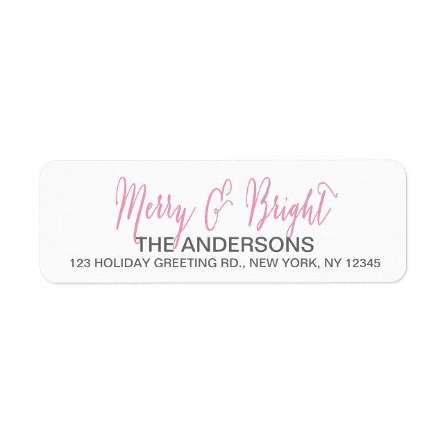 Merry and Bright Script (Front)