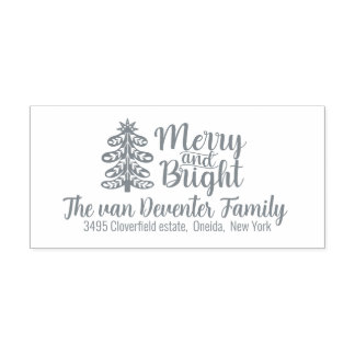 Merry and Bright Self-inking Stamp