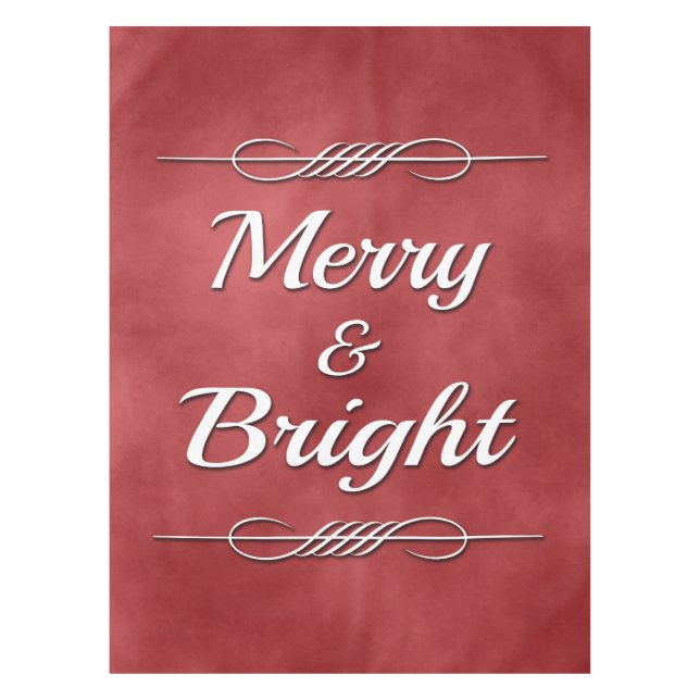 Merry and Bright Tablecloth (Front)