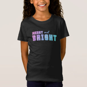 Merry and Bright Unicorn Colours T-Shirt