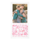 Merry and Bright Watercolor Christmas Foliage Phot