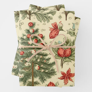 Merry and Bright Wrapping Paper Sheet