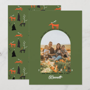 MERRY AND DEER CHRISTMAS INVITATION