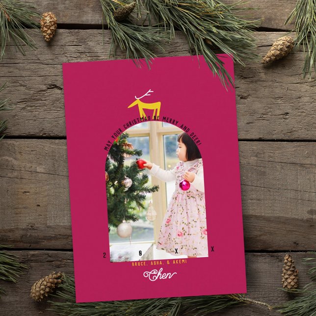 MERRY AND DEER CHRISTMAS INVITATION (Creator Uploaded)