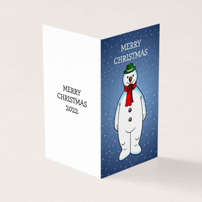 Merry and Happy Snowman (Outside)