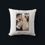 Merry and married first christmas cushion<br><div class="desc">Merry and married christmas gifts. Simple and chic</div>