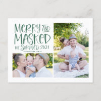 Merry and Masked We Survived 2021 Green Photo