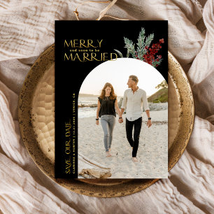Merry And Soon To Be Married Christmas  Save The Date