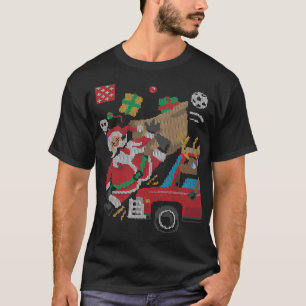 Merry AntiChristmas Santa Claus Rudolph Ugly XMas  T-Shirt