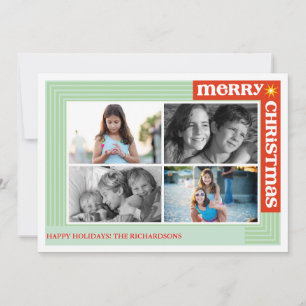 Merry Around x4 Holiday Card