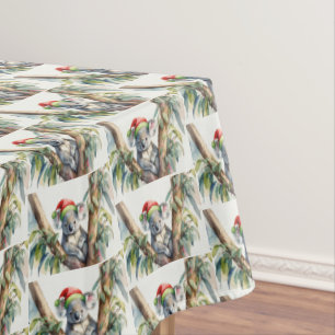 Merry Aussie Christmas Koala Tablecloth